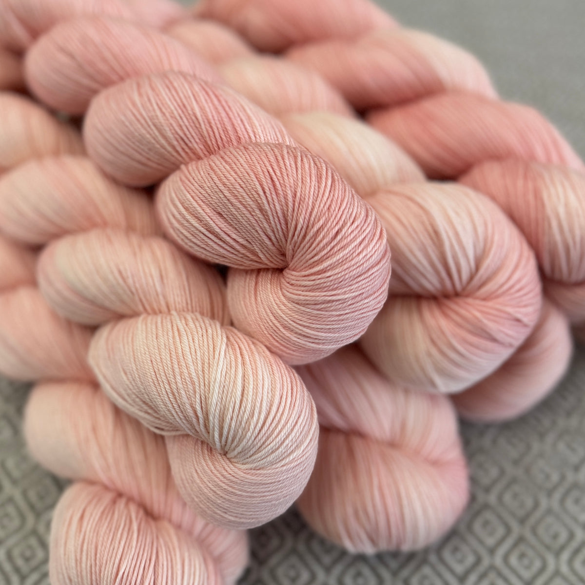 Simply Sock Yarn - Blush Semi Solid – Greenwood Fiberworks