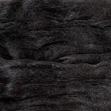 Fine Fluff Yarn - Black Semi Solid