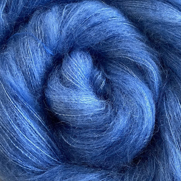Fine Fluff Yarn - Cornflower Semi Solid