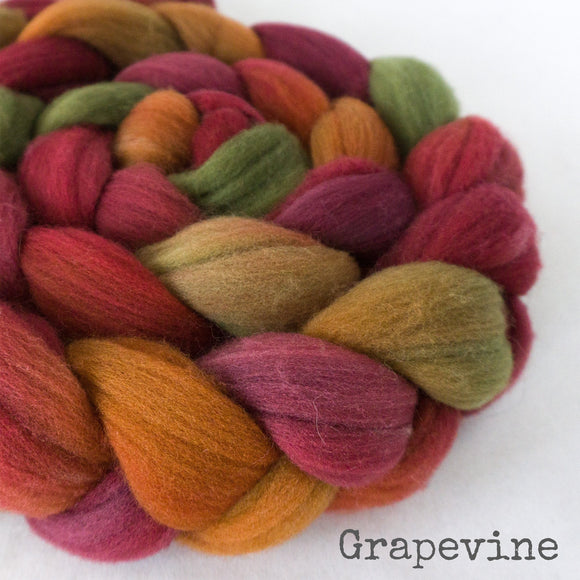 Targhee Wool Roving - Grapevine