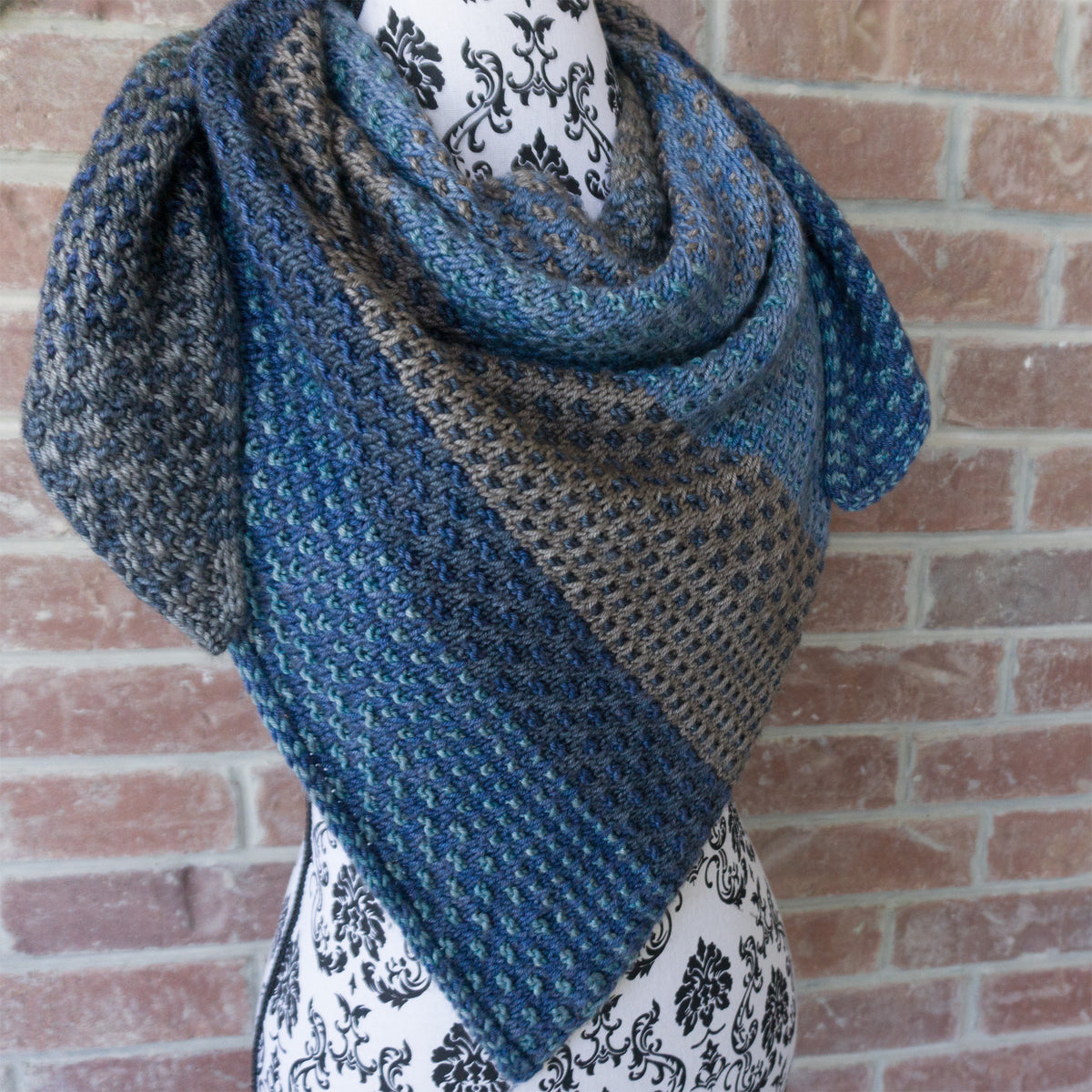 【GADID ANONIEM】GRAPHIC KNIT STOLE GADID ANONIEM】GRAPHIC KNIT STOLE GADID ANONIEM】GRAPHIC KNIT STOLE