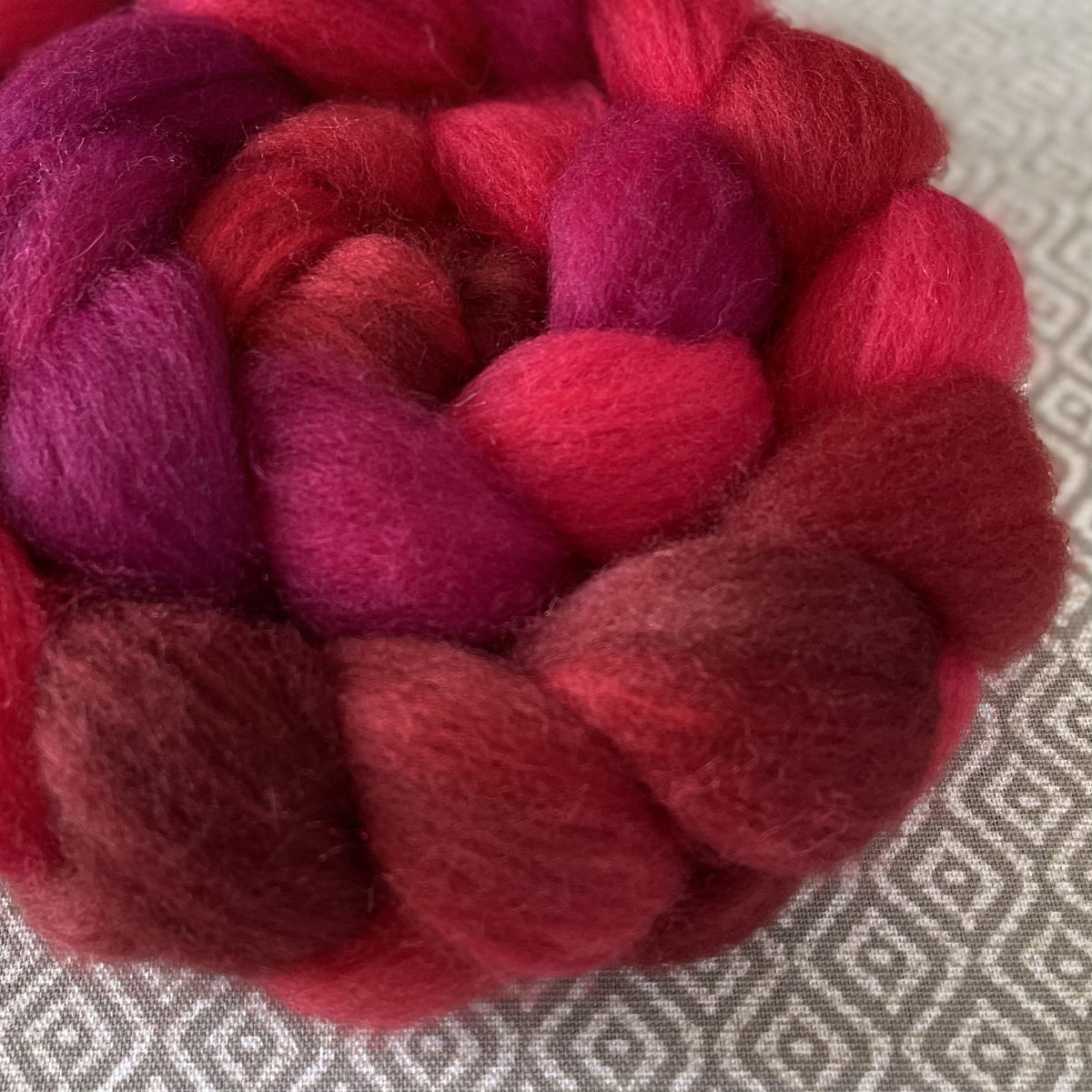 Sock Roving - Ruby – Greenwood Fiberworks