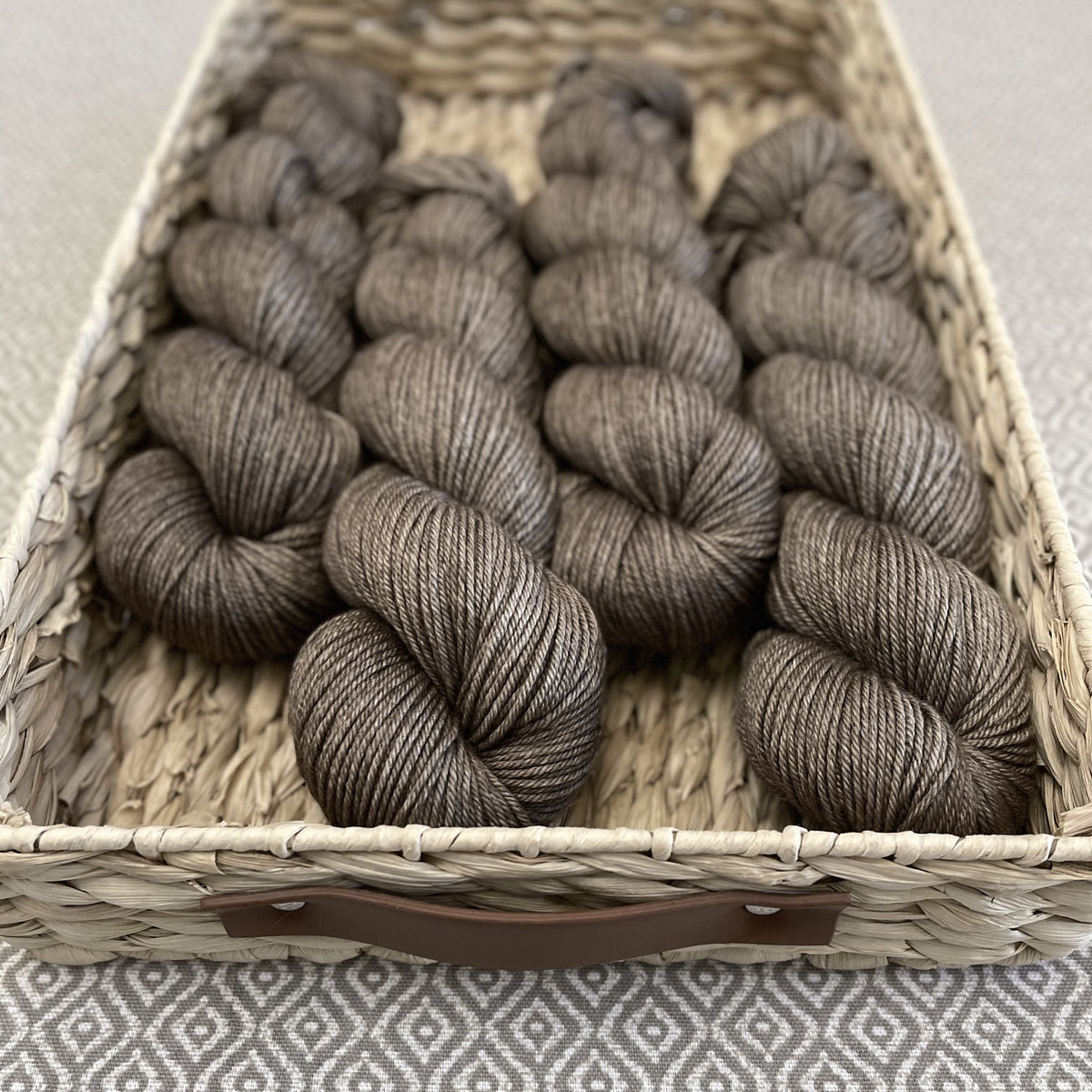 Off-The-Yak Medium Worsted Weight #4, Crochet Yarn for Knitting and Crocheting, 25% Yak, 50% Wool, 25% Acrylic, 3-Skein Pack, 360yds/300g (Dark