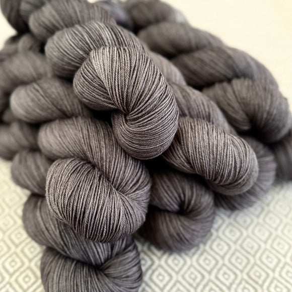 Simply Sock Yarn - Charcoal Semi Solid