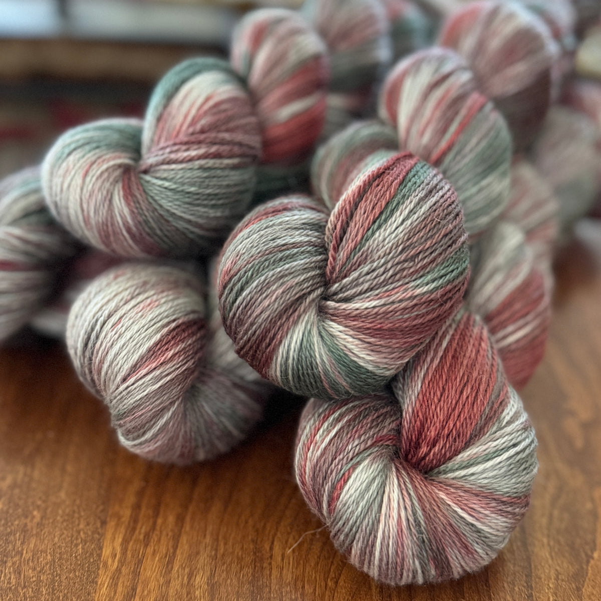 Cashmere Delight Yarn - December Birth Flower - Holly – Greenwood ...