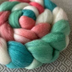Polwarth Mulberry Silk Roving - OOAK - Caravan