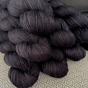 Dreamy DK Yarn - Black Semi-Solid