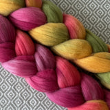 Rambouillet Wool Roving - Dragon Fruit