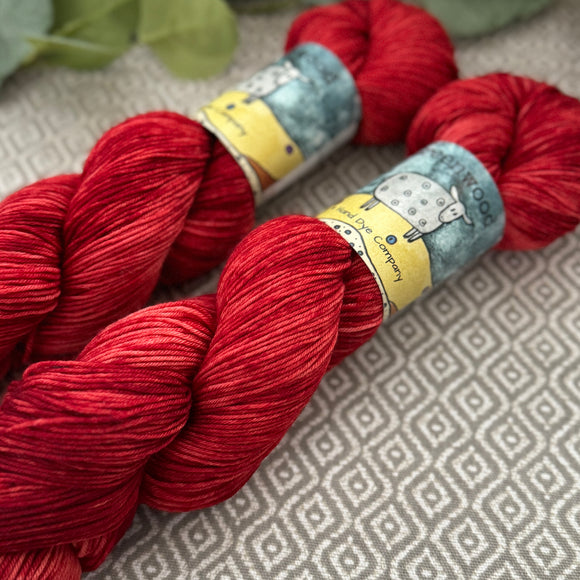 *Clearance* Simply Sock Yarn - Cherry Tonal