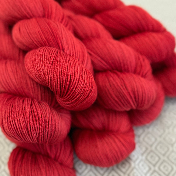 Simply Sock Yarn - Cherry Semi Solid