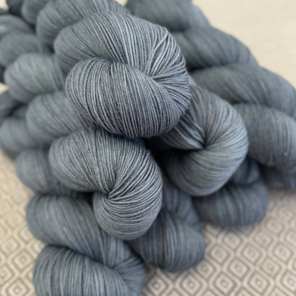 Simply Sock Yarn - Steel Semi Solid