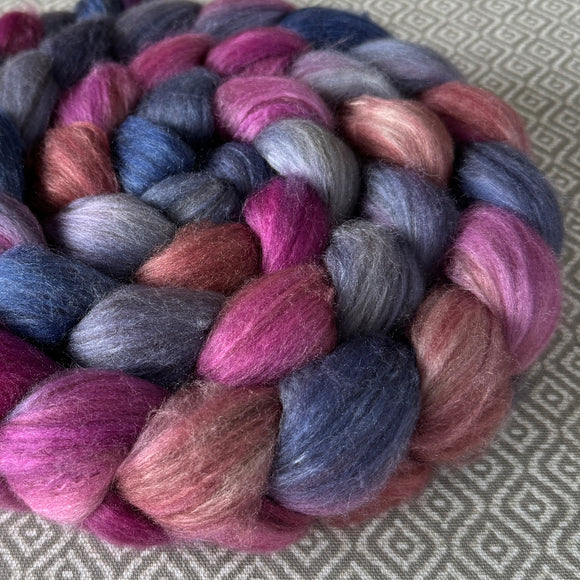 Merino Yak Silk Roving - Morning Glory