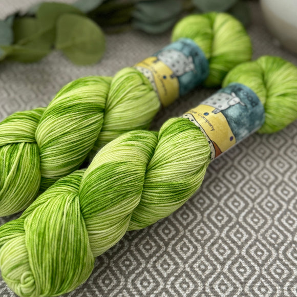 *Clearance* Simply Sock Yarn - Lime Tonal