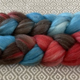 Glitter Roving - American Diner - Silver
