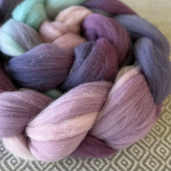 Rambouillet Wool Roving - Amethyst