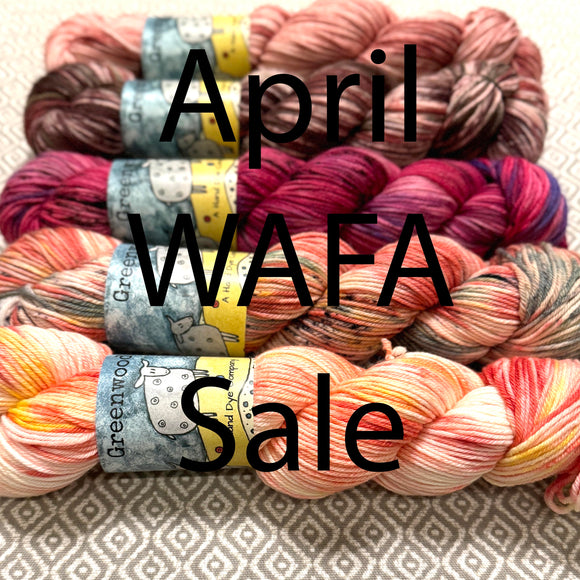 April WAFA Sale Invoice for Linda