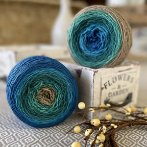 Sublime Yarn - Aquamarine Gradient Cake 150 gm