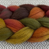 Merino Yak Silk Roving - Autumn Leaves