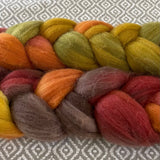 Targhee Wool Roving - Autumn Leaves