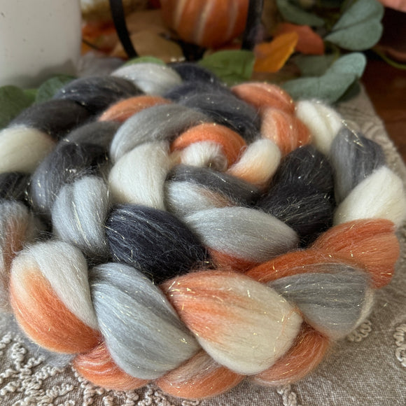 Glitter Roving - Cosmos - Gold