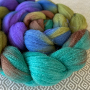 Rambouillet Wool Roving - Calypso