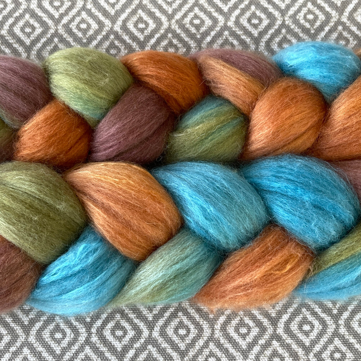 Merino Camel Silk Roving - Copper Hills – Greenwood Fiberworks
