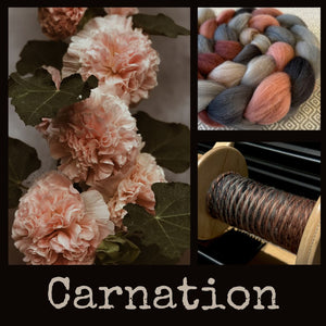 "Carnation" Fibers - January Birth Flower