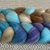 Polwarth Mulberry Silk Roving - Critical Hit