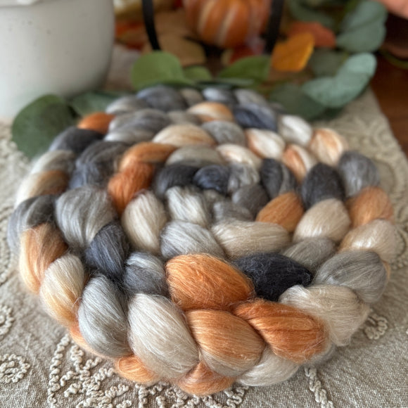 Camel Silk Roving - Cosmos