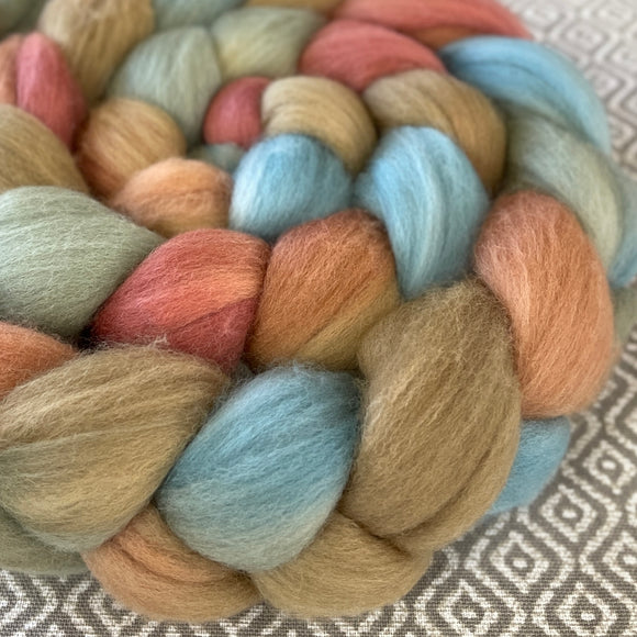 Merino Superfine Roving - Earthen Hues