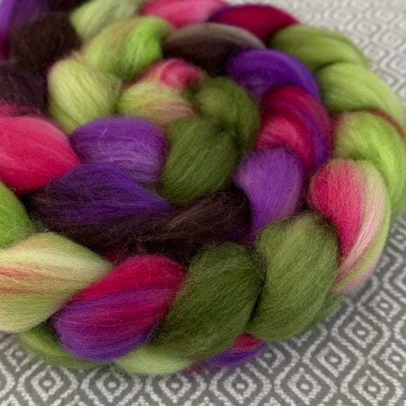 Sock Roving - OOAK - Forest Flower