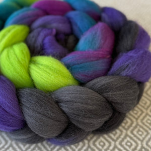 Targhee Wool Roving - Northern Lights