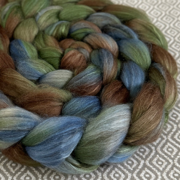 *Limited Edition* Merino/Yak/Silk Roving - Watercolor #552