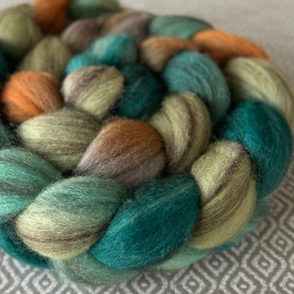 Heathered BFL Roving - OOAK - Purr