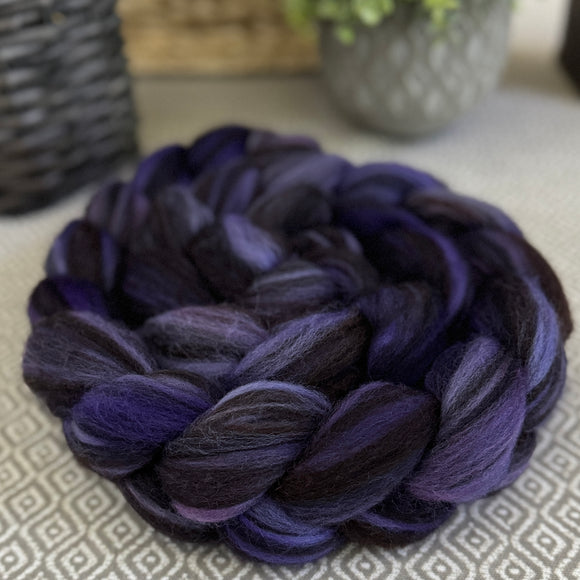 *Limited Edition* Tri-Color Merino Roving - Violet