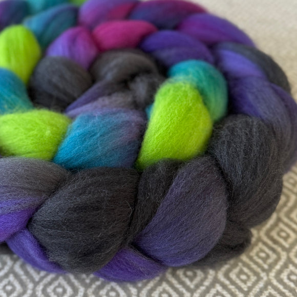 Polwarth Wool Roving - Northern Lights