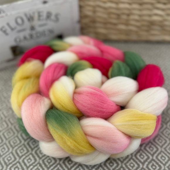Rambouillet Wool Roving - Waterlily