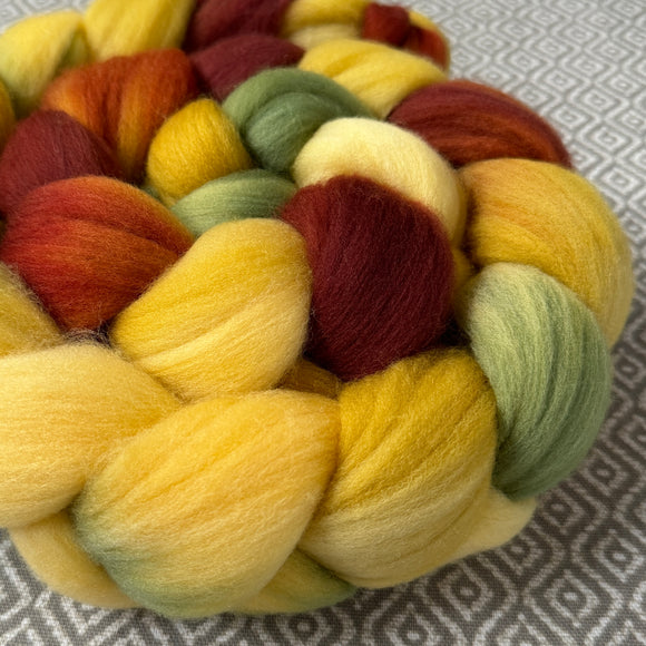 Rambouillet Wool Roving - Harvest