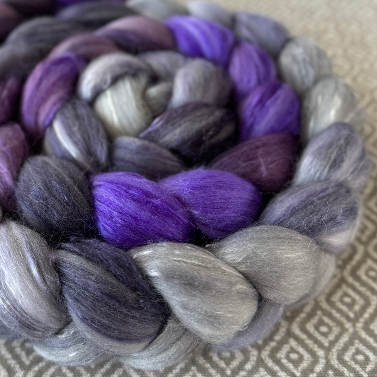 Merino Silk Cashmere Roving - Violet – Greenwood Fiberworks