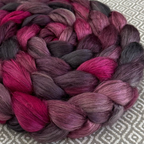 *Sale* Braided Yak Silk Roving - Roses