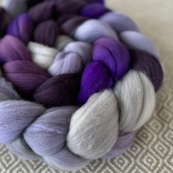 Targhee Wool Roving - Violet