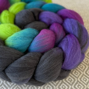 Rambouillet Wool Roving - Northern Lights