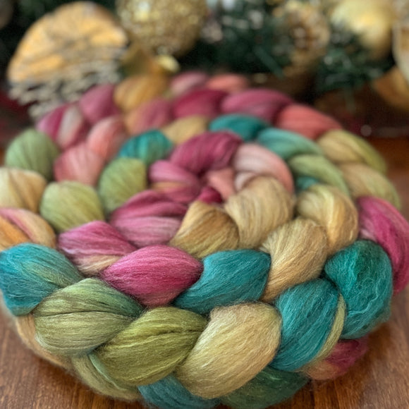 Merino Yak Silk Roving - OOAK - Grandma's Tree