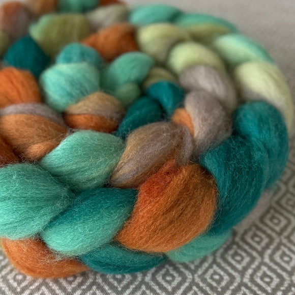 Polwarth Wool Roving - OOAK - Purr