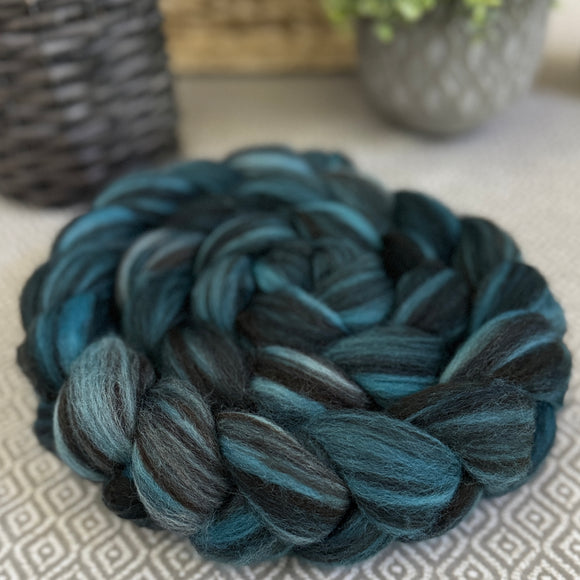 *Limited Edition* Tri-Color Merino Roving - Turquoise