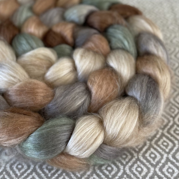Camel Silk Roving - Hen House - OOAK