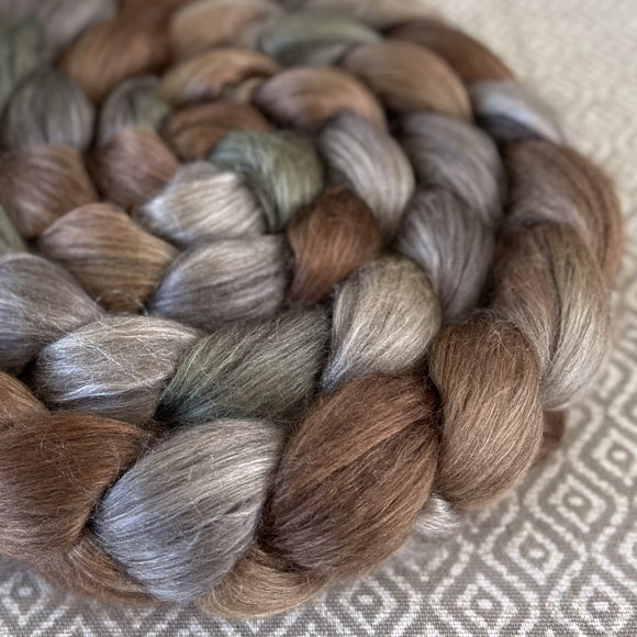 Yak Silk Roving - Hen House - OOAK