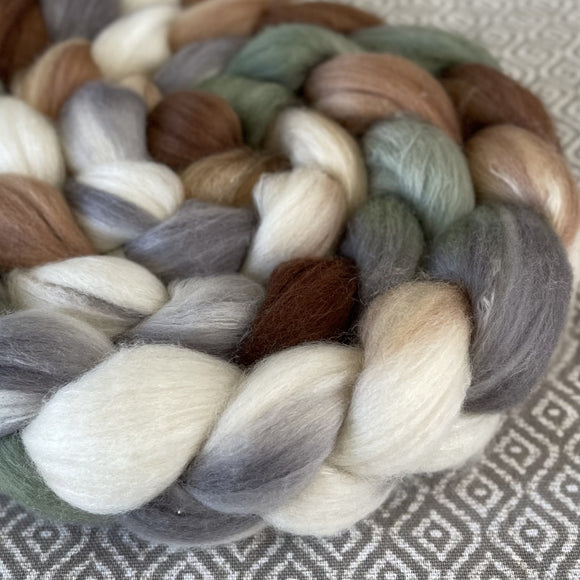 Merino Silk Cashmere Roving - OOAK - Hen House