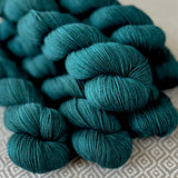 Yakity Yak Fingering Weight Yarn - Aegean Semi Solid