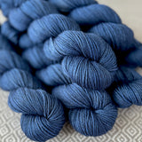 DK Yakity Yak Yarn - Cobalt Semi Solid